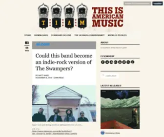 Thisisamericanmusic.com(Southern indie) Screenshot