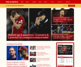 Thisisanfield.com(Liverpool FC News and LFC transfer rumours) Screenshot
