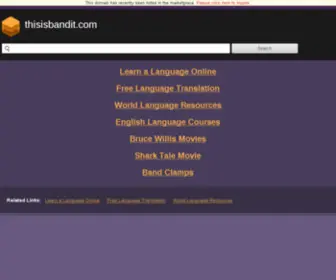 Thisisbandit.com(BANDIT) Screenshot