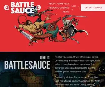 Thisisbattlesauce.com(BattleSauce) Screenshot