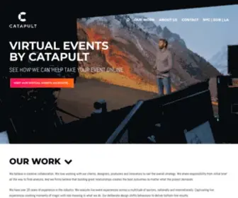 Thisiscatapult.com(Creating moments of magic with real meaning. Catapult) Screenshot