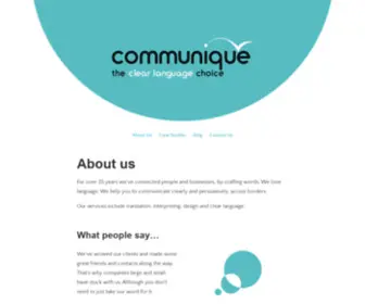 Thisiscommunique.co.uk(Communiqué) Screenshot