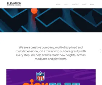 Thisiselevation.com(A creative company) Screenshot