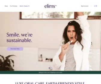 Thisiselims.com(The Future of Sustainable Oral Care) Screenshot