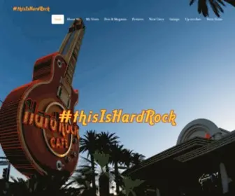 Thisishardrock.com(Fanpage & News about Hard Rock Cafes and Hotels) Screenshot