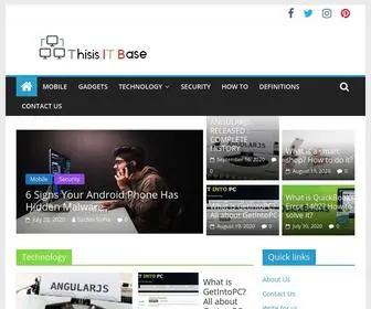 Thisisitbase.com(This is IT base) Screenshot