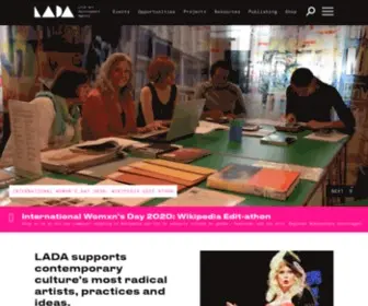 Thisisliveart.co.uk(LADA Live Art Development Agency) Screenshot