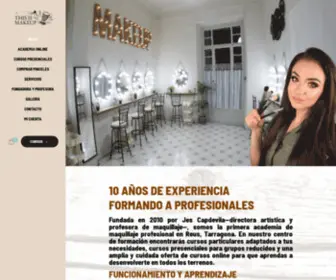 Thisismakeup.es(Academia de maquillaje) Screenshot