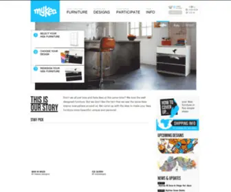 Thisismykea.com(Customize your IKEA furniture) Screenshot
