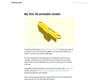 Thisismyrobot.com(thisismyrobot) Screenshot