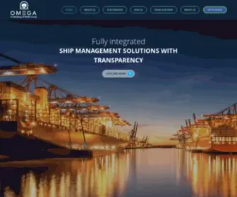 Thisisomega.com(Ship Management Solutions With Transparency) Screenshot