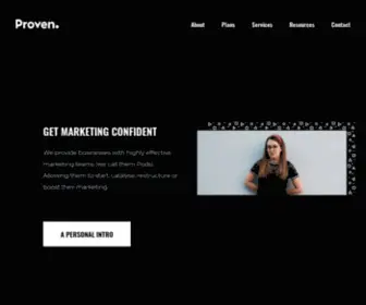 Thisisproven.com(We are a marketing services company which) Screenshot