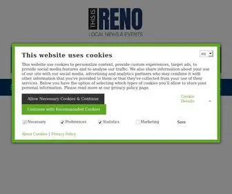 Thisisreno.com(Reno news and events) Screenshot