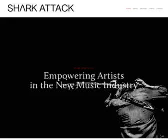 Thisissharkattack.com(Shark Attack Records) Screenshot