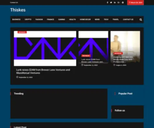Thiskes.com(All about information) Screenshot