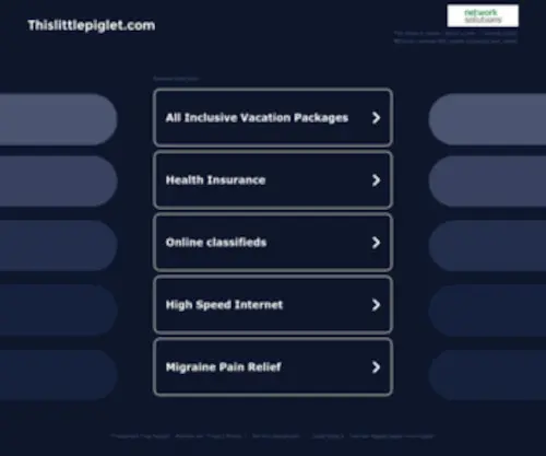 Thislittlepiglet.com(Thislittlepiglet) Screenshot