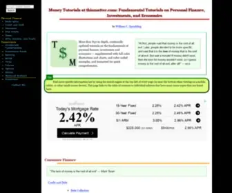 Thismatter.com(Money Tutorials) Screenshot