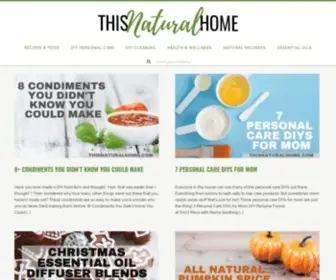 Thisnaturalhome.com(This Natural Home) Screenshot
