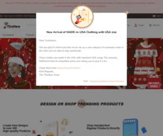 Thisnew.com(Print On Demand) Screenshot