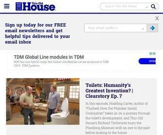 Thisoldhouse.com(Home Improvement and Remodeling) Screenshot
