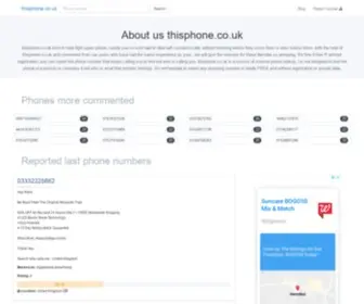 Thisphone.co.uk(Search who calls me) Screenshot