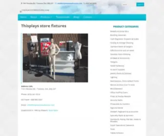 ThisplaysStorefixtures.com(New and Used Store Fixtures) Screenshot