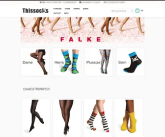 Thissocks.dk(Strømper) Screenshot