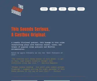Thissoundsserious.com(This Sounds Serious Podcast) Screenshot