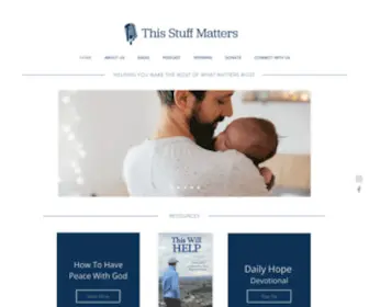 Thisstuffmatters.net(This Stuff Matters’ mission) Screenshot