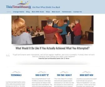 Thistimeimeanit.com(Getting Past What Holds You Back with Baby Boomer Weight Loss Expert Scott 'Q' Marcus) Screenshot