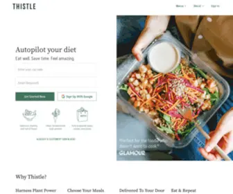 Thistle.co(Deliciously nutritious meals) Screenshot