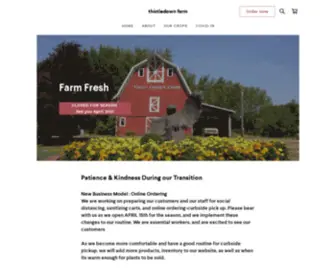 Thistledownfarm.net(Thistledown Farm Oregon) Screenshot