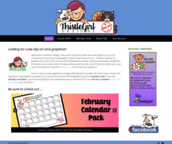 Thistlegirldesigns.com(ThistleGirl Designs) Screenshot