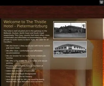 Thistlehotel.co.za(The Thistle Hotel Pietermaritzburg) Screenshot