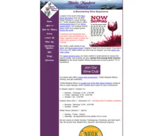 Thistlemeadowwinery.com(Thistlemeadowwinery) Screenshot