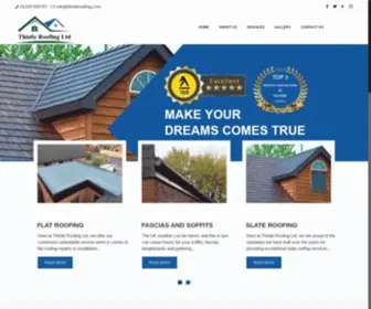 Thistleroofing.com(Thistle Roofing Falkirk) Screenshot