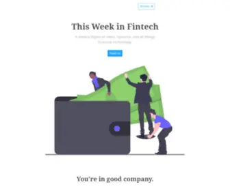 Thisweekinfintech.com(A weekly digest of news) Screenshot