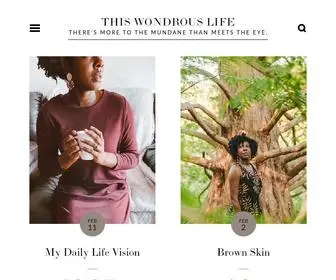 Thiswondrouslife.com(THIS WONDROUS LIFE) Screenshot