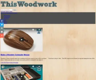 Thiswoodwork.com(Woodworking and woodturning how) Screenshot