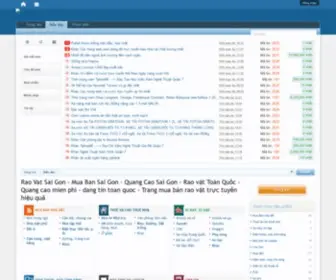 Thitruongsaigon.biz(Rao Vat Sai Gon) Screenshot
