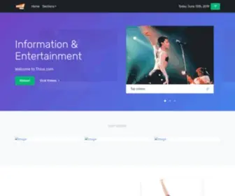 Thiux.com(Information & Entertainment 2020) Screenshot