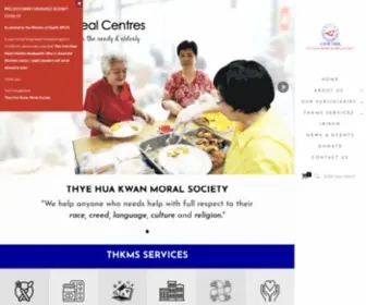 THKMS.org.sg(THYE HUA KWAN MORAL SOCIETY) Screenshot