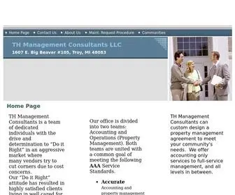 Thmanagement.net(Page 1) Screenshot