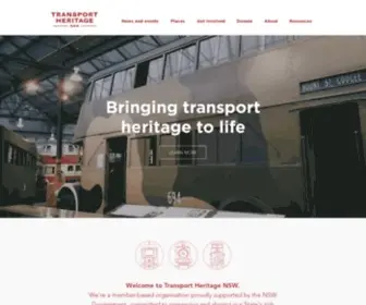 THNSW.com.au(Transport Heritage NSW) Screenshot