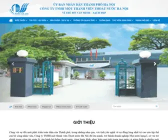 Thoatnuochanoi.vn(Website chính thức công ty tnhh một thành viên thoát nước hà nội(hsdc)) Screenshot