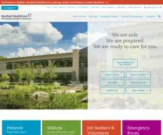 Thocc.org(The Hospital of Central Connecticut) Screenshot