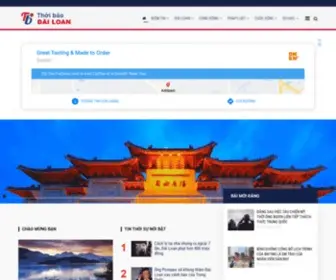 Thoibaodailoan.com(Tin tức hàng ngày tại Đài Loan) Screenshot