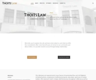 Thoits.com(Thoits Law) Screenshot