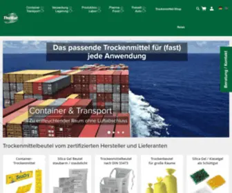 Thomar.de(Trockenmittel von ThoMar: Feuchteschutz für Ihre Produkte) Screenshot