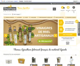 Thomas-Apiculture.com(Fabricant français de matériel apicole) Screenshot